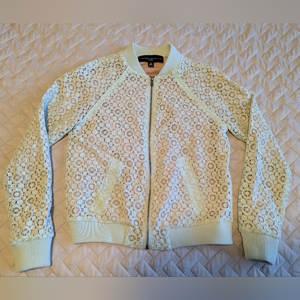 Victoria Beckham for Target lace bomber jacket Sz.XS